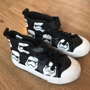 3/ $20 Star Wars High-Tops Fleece Lined No Tie